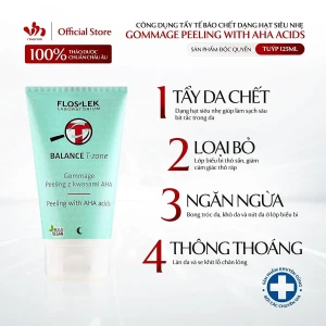 Tẩy da chết Floslek Balance T Zone Gommage Peeling Aha Acids (Hết hàng)