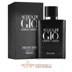 Nước hoa nam Acqua Di Gio Profumo 75ml chai đen - Ý