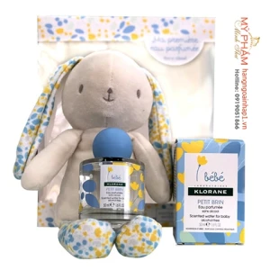 Nước hoa trẻ em Klorane Bébé 50ml tặng thỏ bông dễ thương