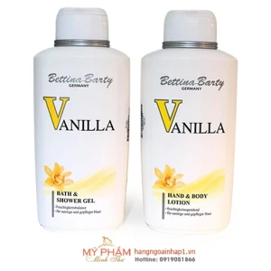 Set Sữa tắm Sữa dưỡng thể VANILLA 500ml - Đức