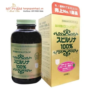 Tảo xoắn Spirulina Nhật Bản hộp vàng - 2200 viên
