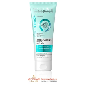 Tẩy da chết dạng hạt khoáng chất núi lửa Facemed Eveline 50ml