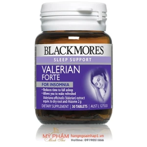 Viên uống Blackmores Valerian Forte 30 viên - Hỗ trợ cho giấc ngủ ngon