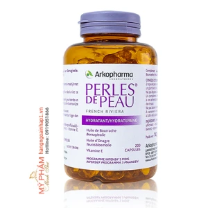Viên uống làm đẹp da Perles de Peau Hydratant 200 viên - Pháp