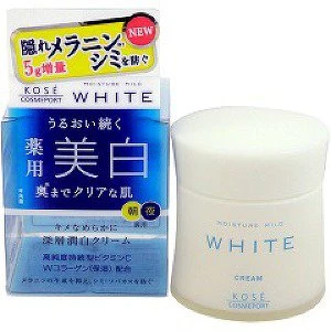 Kem dưỡng trắng da Kose Moisture Mild White Cream