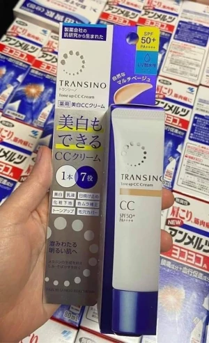Kem trang điểm dưỡng trắng Transino Whitening CC Cream