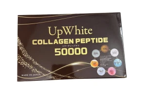 Nước uống trắng da Up White Collagen Peptide 50000 hộp 10 chai