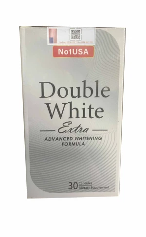 Viên uống trắng da Double White Mỹ – Hộp 30 viên