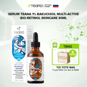 Serum Teana 1% Bakuchiol SM1 Super Molecules Multi-Active Bio-Retinol dưỡng ẩm, làm sáng và trẻ hóa da - 30ml
