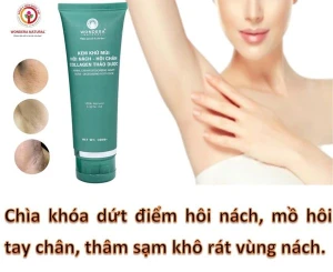 Kem khử mùi hôi nách hôi chân collagen thảo dược 100G