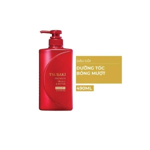 Dầu Gội Phục Hồi Hư Tổn Bóng Mượt Giảm Khô Rối Tsubaki 490ml