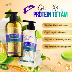 Dầu Gội - Xả Protein Tơ Tằm M.pros