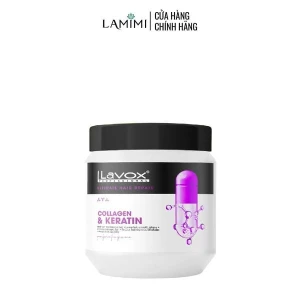 Hấp Dầu Phục Hồi Tóc Collagen, Keratin Lavox