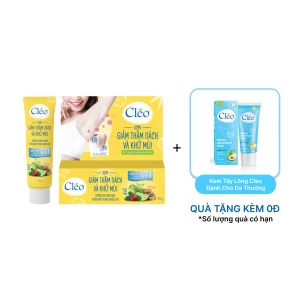 Kem Giảm Thâm Nách Và Khử Mùi Cleo (Tặng Kèm Kem Tẩy Lông Cleo)