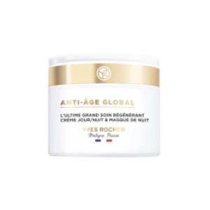 Kem Dưỡng & Mặt Nạ Ngủ Yves Rocher Ngăn Ngừa Lão Hóa Toàn Diện Ban Ngày & Đêm Anti-Aging Global The Ultimate Regenerating 75ML