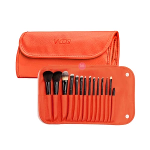 Bộ Cọ 14 Cây Kèm Bóp Da Cam Vacosi BC36 Mars Mission Brush Set