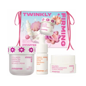 Bộ Sản Phẩm Chống Lão Hóa 3 Món innisfree (Kem Dưỡng Collagen 50ml Serum Vitamin C 7ml Kem Dưỡng Collagen 10ml)