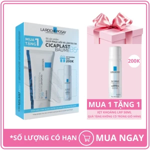 Bộ Sản Phẩm Kem Dưỡng Cicaplast Baume B5 40ml Xịt Khoáng Phục Hồi Da La Roche Posay 50ml