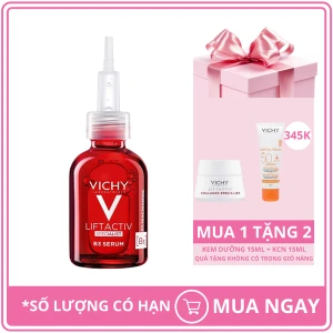 Bộ Sản Phẩm Tinh Chất Mờ Nám Sáng Da Vichy Liftactiv B3 30ml Kem Dưỡng Ẩm Vichy Collagen 15ml Gel Chống Nắng Giảm Nám Vichy 15ml