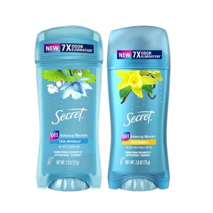 Gel Khử Mùi Ngăn Tiết Mồ Hồi Secret pH Balancing Minerals 48HR Invisible Solid Gel Anti-Perspirant 73g