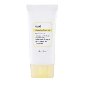 Kem Chống Nắng Ẩm Mượt Làm Dịu Da Klairs All-day Airy Sunscreen SPF50 PA 50g