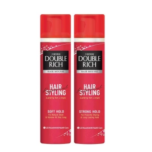 Xịt Tạo Kiểu Tóc Giữ Tóc Cố Định Double Rich Hair Mousse 150ml