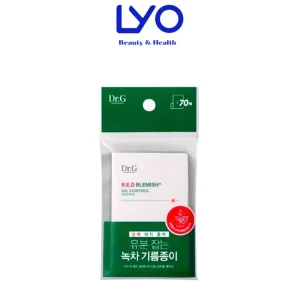 Giấy thấm dầu Dr.G R.E.D Blemish Oil Control Paper Hàn Quốc 70 tờ