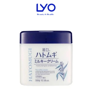 Kem dưỡng làm sáng da HATOMUGI Moisturizing Conditioning The Milky Cream 300g