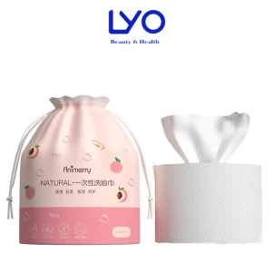 Khăn mặt khô đa năng Animerry dùng 1 lần lau mặt lau khô lau ướt cuộn 40 tờ