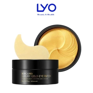 Mặt Nạ Đắp Mắt Vàng Giảm Quần Thâm Mắt, Tươi Trẻ Làn Da Bergamo Luxury Gold Hydrogel Eye Patch