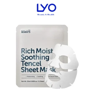 Mặt nạ dưỡng ẩm Klairs Rich Moist Soothing Tencel Sheet Mask 25ml