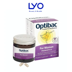 Men vi sinh phụ khoa Optibac For Women Optibac tím 30 viên & 90 viên