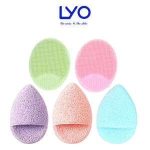 Miếng Bọt Biển Rửa Mặt Jary Silicone Cleansing Blush / Sponge Hàn Quốc