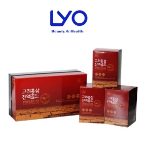 Nước hồng sâm Hàn Quốc Nguyên Chất Korean Red Ginseng Gold Deadong 80ml * 30 gói