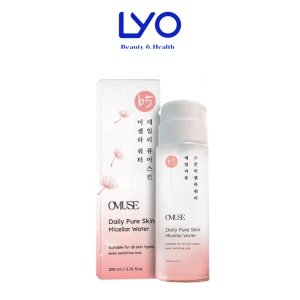 Nước Tẩy Trang OMUSE Daily Pure Skin Micellar Water 200ml - Dịu Nhẹ, Phục Hồi Da B5.