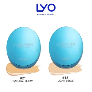 Phấn Nước Collagen Enough Collagen Aqua Air Cushion Che Phủ Tự Nhiên, Dưỡng Ẩm Da, Chống Tia Cực Tím Hàn Quốc 15g