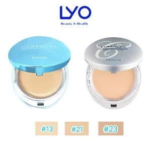 Phấn Phủ 2 Lõi Collagen Enough Twoway Cake Che Khuyết Điểm, Kiểm Soát Dầu Thừa Hàn Quốc 13g 13g