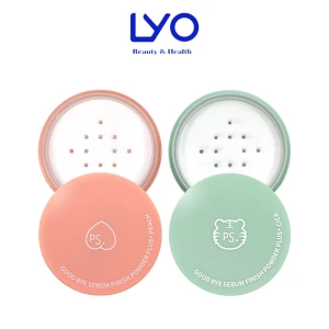 Phấn Phủ Bột Kiềm Dầu Prettyskin Goodbye Sebum Finish Powder/Plus Cica Chất Phấn Mềm Mại, Che Phủ Tự Nhiên Hàn Quốc 5g