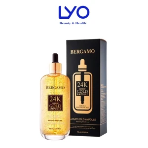 Serum Vàng Bergamo 24K Luxury Gold Ampoule Dưỡng Ẩm Sâu, Cải Thiện Đàn Hồi Da Hàn Quốc 110ml