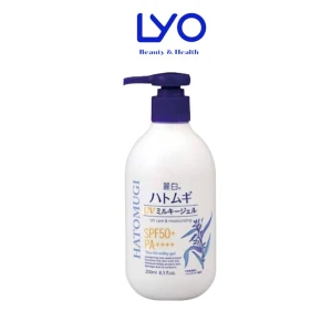 Sữa Dưỡng Thể Chống Nắng Ý Dĩ Hatomugi SPF50 PA UV Care Moisturing Milky Gel 250ml