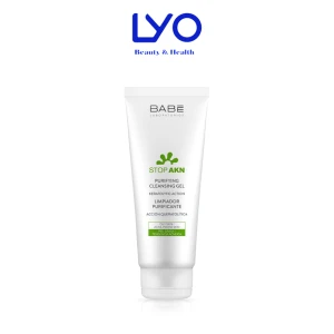 Sữa rửa mặt BABE Stop AKN Purifying Cleansing Gel cho da dầu mụn 200ML