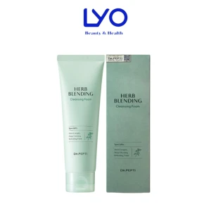 Sữa Rửa Mặt Trà Xanh Làm Dịu Da Dr.Pepti Herb Blending Cleansing Foam Dr. Pepti Hàn Quốc 110ml