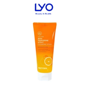 Sữa Rửa Mặt Vitamin C Prettyskin The Pure Jeju Tangerine Vita C Cleansing Foam Dưỡng Ẩm Sâu