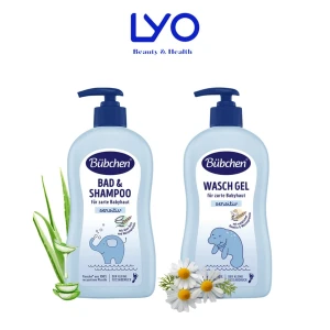 Sữa Tắm Gội Dịu Nhẹ, An Toàn Cho Da Bé Sơ Sinh Bubchen Bad & Shampoo / Wasch Gel Đức 400ml
