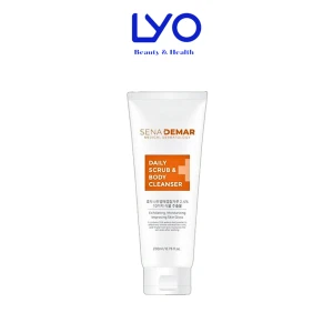 Sữa Tắm Tẩy Da Chết Trắng Sáng Da SenaDemar Daily Scrub & Body Cleanser Hàn Quốc 200ml