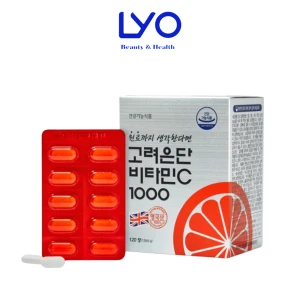 Viên Uống Làm Đẹp Da, Giúp Da Khỏe Mạnh, Mịn Màng Eundan Vitamin C 1000mg Hàn Quốc 120 viên