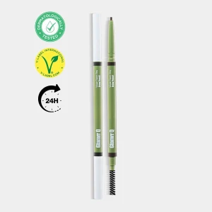 Chì Kẻ Mày Glamrr Q Bền Màu Thuần Chay VEGAN SUPER STAY BROW PENCIL (0.08g)