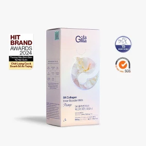 Thực Phẩm Bổ Sung Gilaa Collagen 5K Inner Booster With Peony (20g x 15 gói)