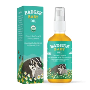Dầu Dưỡng Ẩm Hữu Cơ Cho Bé Baby Oil - 118mL - Badger Balm