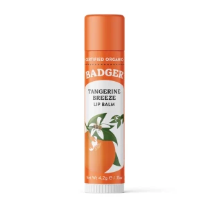 Son Dưỡng Môi Hữu Cơ Badger Tangerine Breeze Lip Balm USDA Organic